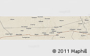 Shaded Relief Panoramic Map of Birni Nkonni