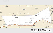 Classic Style Simple Map of Birni Nkonni