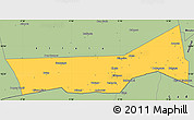 Savanna Style Simple Map of Birni Nkonni