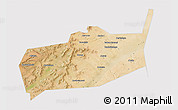 Satellite 3D Map of Bouza, cropped outside