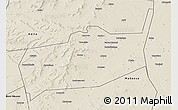 Shaded Relief 3D Map of Bouza