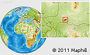 Physical Location Map of Bouza