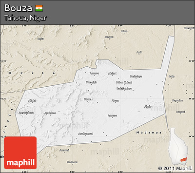 Classic Style Map of Bouza