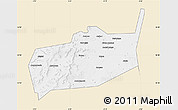 Classic Style Map of Bouza, single color outside