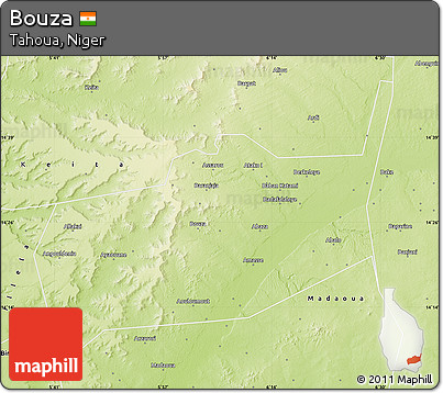 Physical Map of Bouza