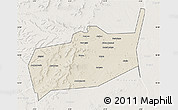 Shaded Relief Map of Bouza, lighten