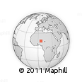 Outline Map of Bouza