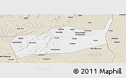 Classic Style Panoramic Map of Bouza
