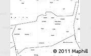 Blank Simple Map of Bouza
