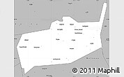 Gray Simple Map of Bouza