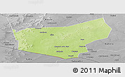 Physical Panoramic Map of Madaoua, desaturated