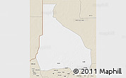 Classic Style 3D Map of Tchin-Tabaraden