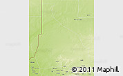 Physical 3D Map of Tchin-Tabaraden