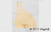 Satellite 3D Map of Tchin-Tabaraden, lighten, desaturated