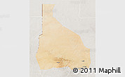 Satellite 3D Map of Tchin-Tabaraden, lighten, semi-desaturated
