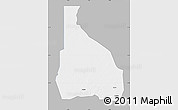 Gray Map of Tchin-Tabaraden, single color outside