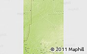 Physical Map of Tchin-Tabaraden