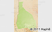 Physical Map of Tchin-Tabaraden, satellite outside