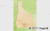 Satellite Map of Tchin-Tabaraden, physical outside