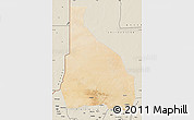 Satellite Map of Tchin-Tabaraden, shaded relief outside