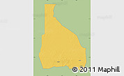 Savanna Style Map of Tchin-Tabaraden, single color outside