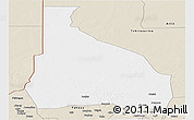Classic Style Panoramic Map of Tchin-Tabaraden