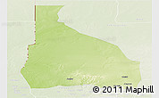 Physical Panoramic Map of Tchin-Tabaraden, lighten