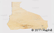 Satellite Panoramic Map of Tchin-Tabaraden, cropped outside