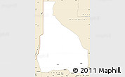 Classic Style Simple Map of Tchin-Tabaraden