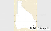 Classic Style Simple Map of Tchin-Tabaraden, single color outside