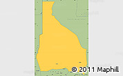 Savanna Style Simple Map of Tchin-Tabaraden