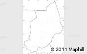 Blank Simple Map of Felingue, no labels