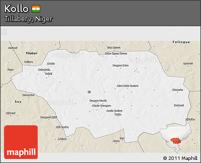 Classic Style 3D Map of Kollo