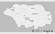 Gray 3D Map of Kollo, single color outside