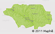 Physical 3D Map of Kollo, cropped outside