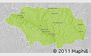 Physical 3D Map of Kollo, lighten, desaturated