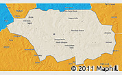 Shaded Relief 3D Map of Kollo, political outside