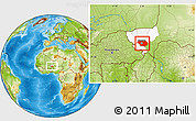 Physical Location Map of Kollo, highlighted parent region