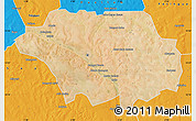 Satellite Map of Kollo, political outside
