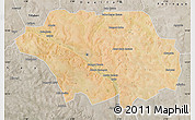 Satellite Map of Kollo, semi-desaturated