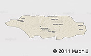 Shaded Relief Panoramic Map of Kollo, cropped outside