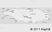 Silver Style Panoramic Map of Kollo