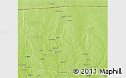 Physical 3D Map of Ouallam
