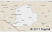 Classic Style 3D Map of Matameye