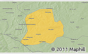 Savanna Style 3D Map of Matameye