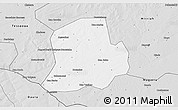 Silver Style 3D Map of Matameye