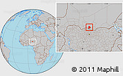 Gray Location Map of Matameye