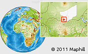 Physical Location Map of Matameye, highlighted parent region