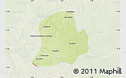 Physical Map of Matameye, lighten