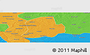 Political Panoramic Map of Matameye